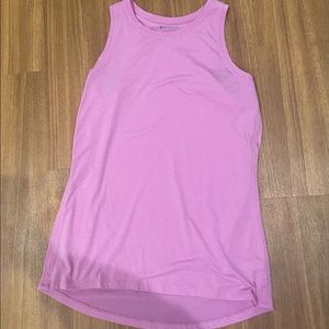 Athleta Solid Pink Athletic Tank Top